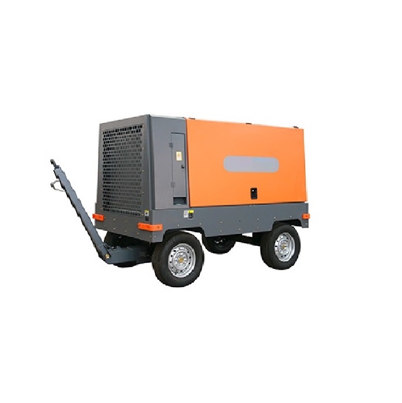 Portable diesel air compressor