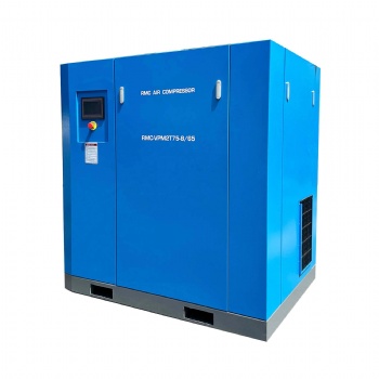 RMC-VPM2T45-8/65 8bar 2.89-8.76m³/min Two-stage Permanent Magnet VFD Screw air Compressor