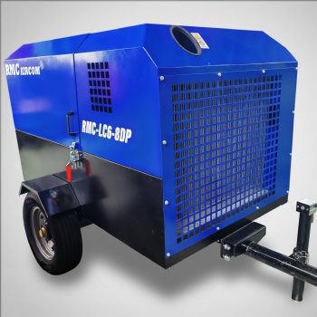 High Quality China Best Quality  Portable diesel Engine Screw air Compressor With CE Certificate