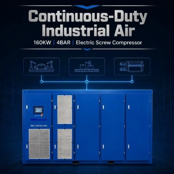 RMC-132LPM-4/54 132KW 5BAR Low Pressure Permanent Magnet VFD Screw air Compressor