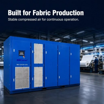 RMC-185LPM-4/54 185KW 4BAR Low Pressure Permanent Magnet VFD Screw air Compressor